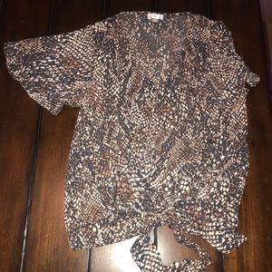 Snake Skin Top